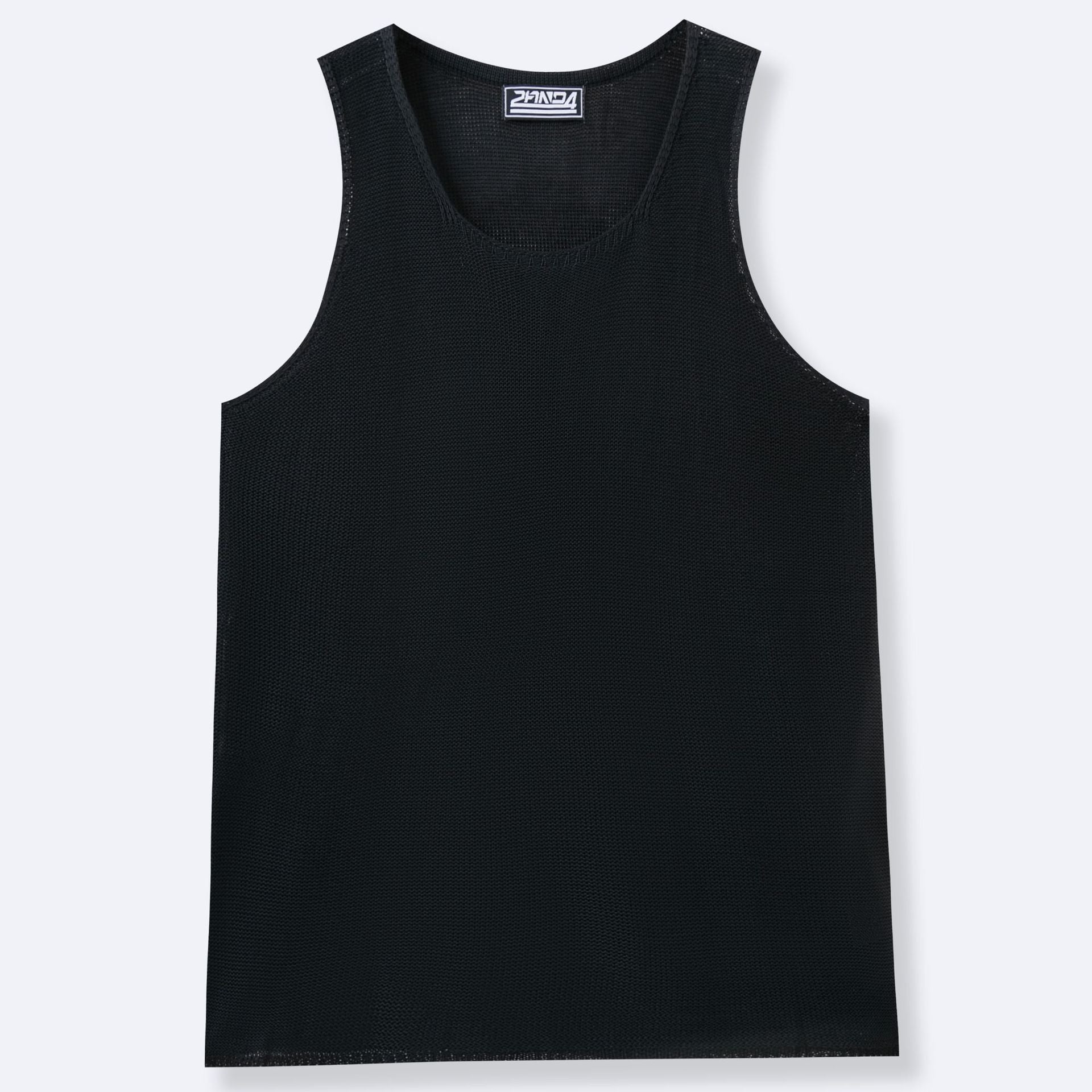 L'été des hommes de couleur solide sans manches sans manches Tank Top