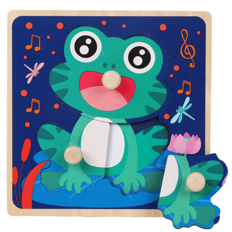 Jouets en bois de table de Puzzle d'épingle pour enfants