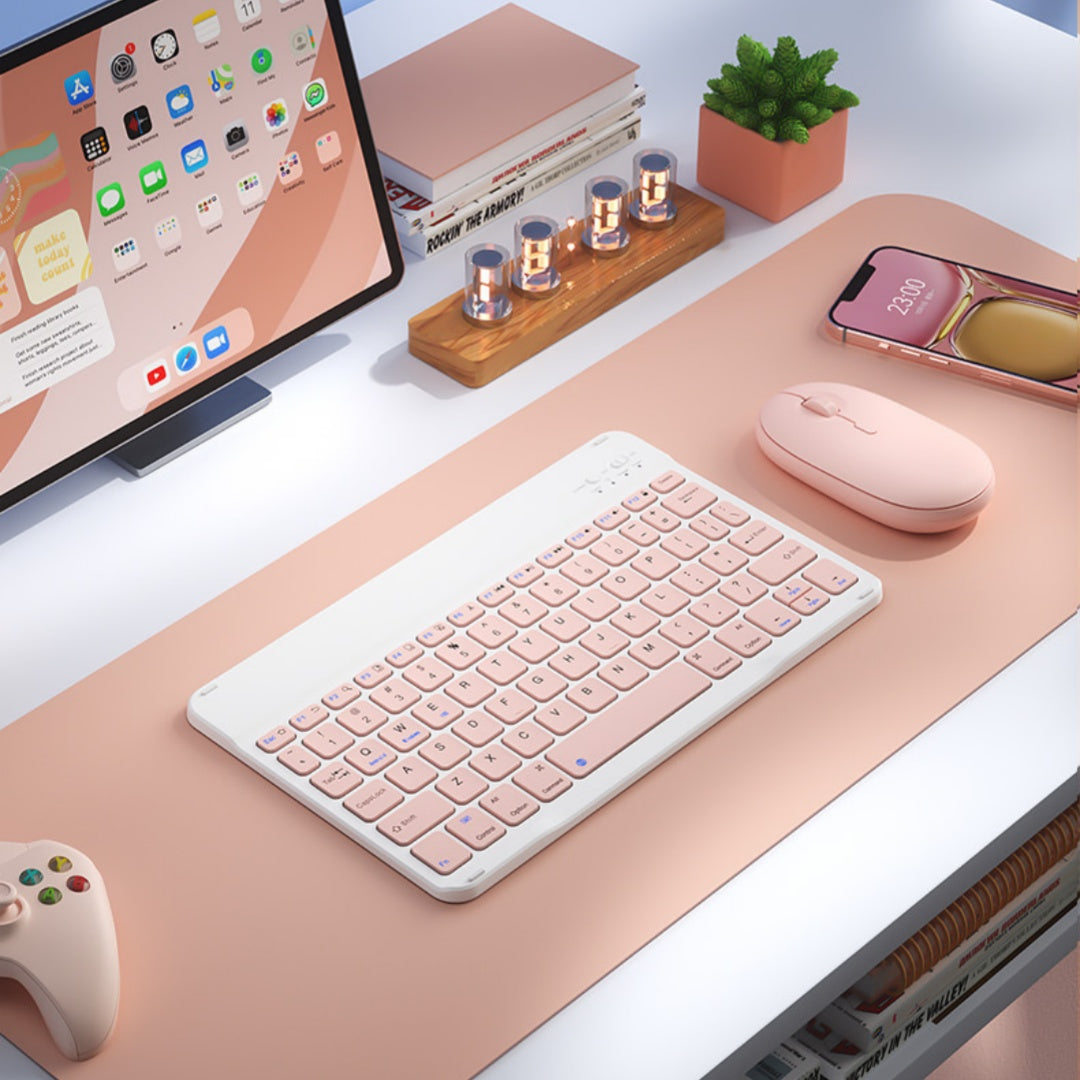 Filles Bureau Jeu Accueil Bluetooth Tablette PC clavier