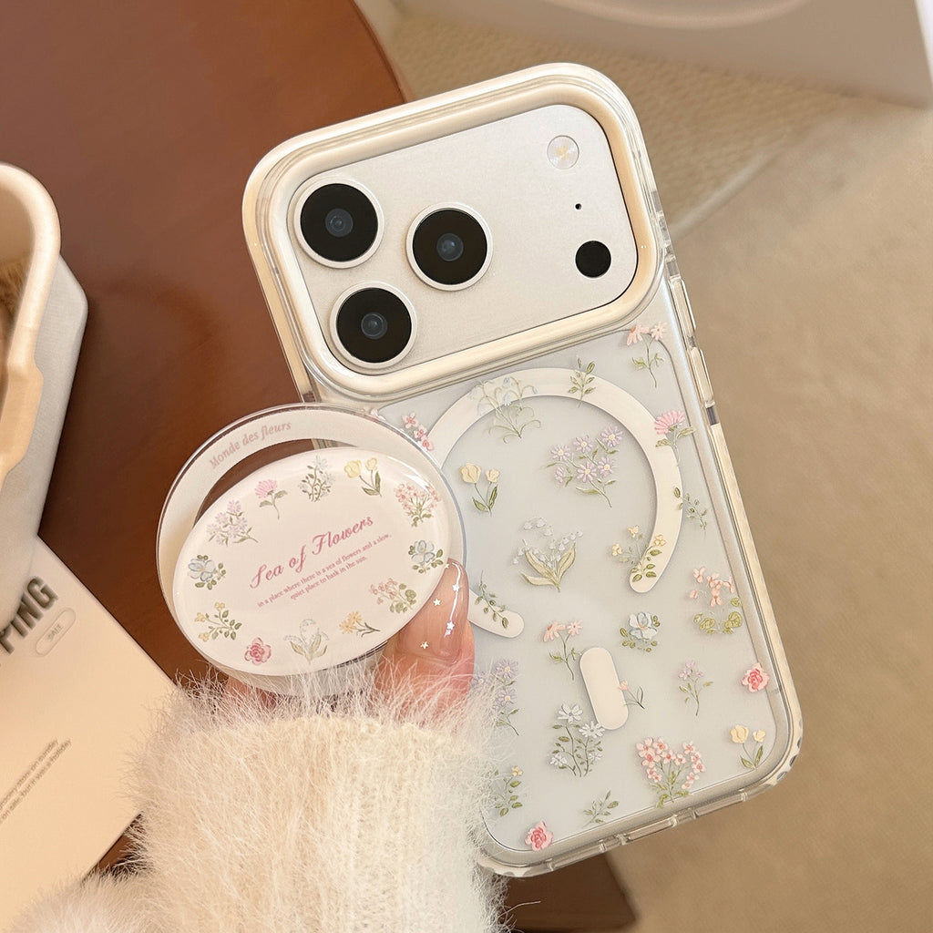 Soft Color Flower Bouquet Highly Aesthetic Phone Case