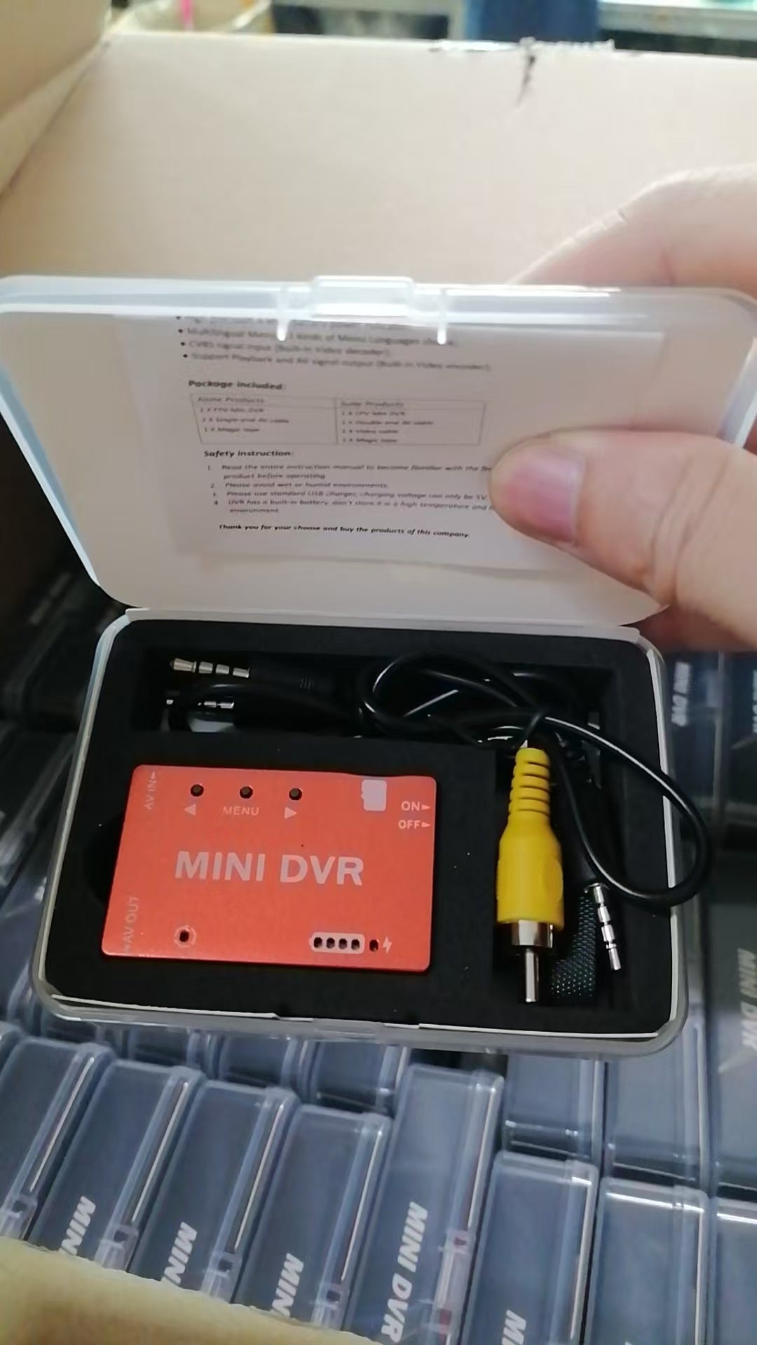 Vidéo Verres USB Interface périphérique de stockage