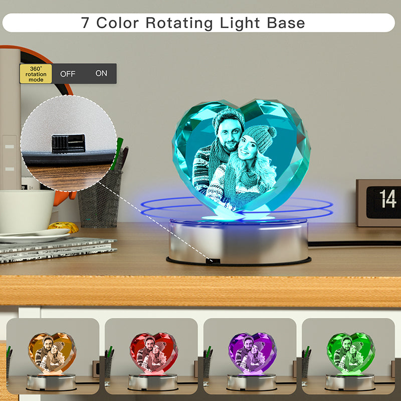 Base de lumière LED pour 3D cristal photo plaque d'affichage éclairée USB plat Fonctionné
