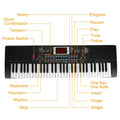 Jouet de piano pour enfants multifonctionnel 61 - clavier électronique avec 16 tons