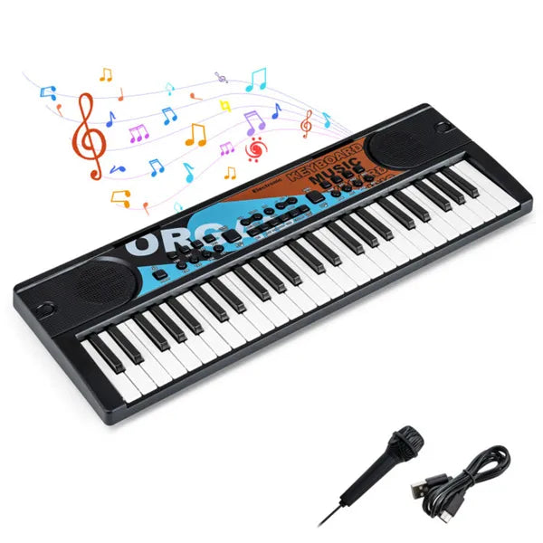49 clés Clavier électronique pour enfants avec microphone