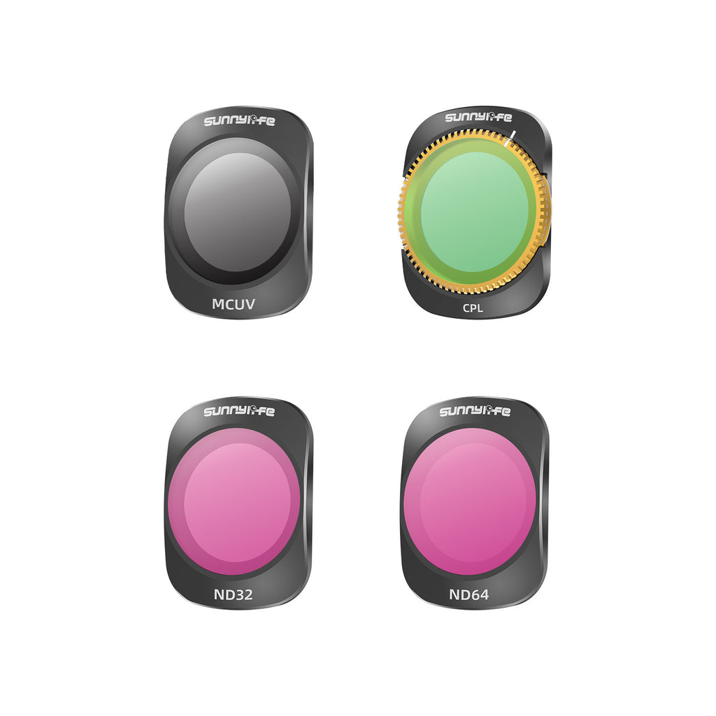 Filtre de polarisation métallique réglable à fixation magnétique portable