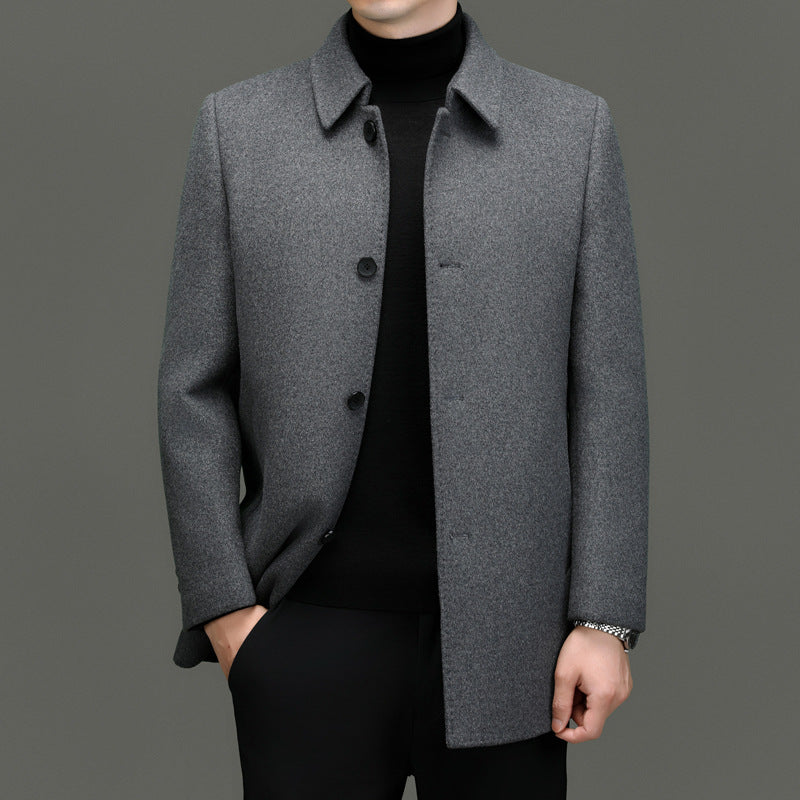 Manteau de laine amovible