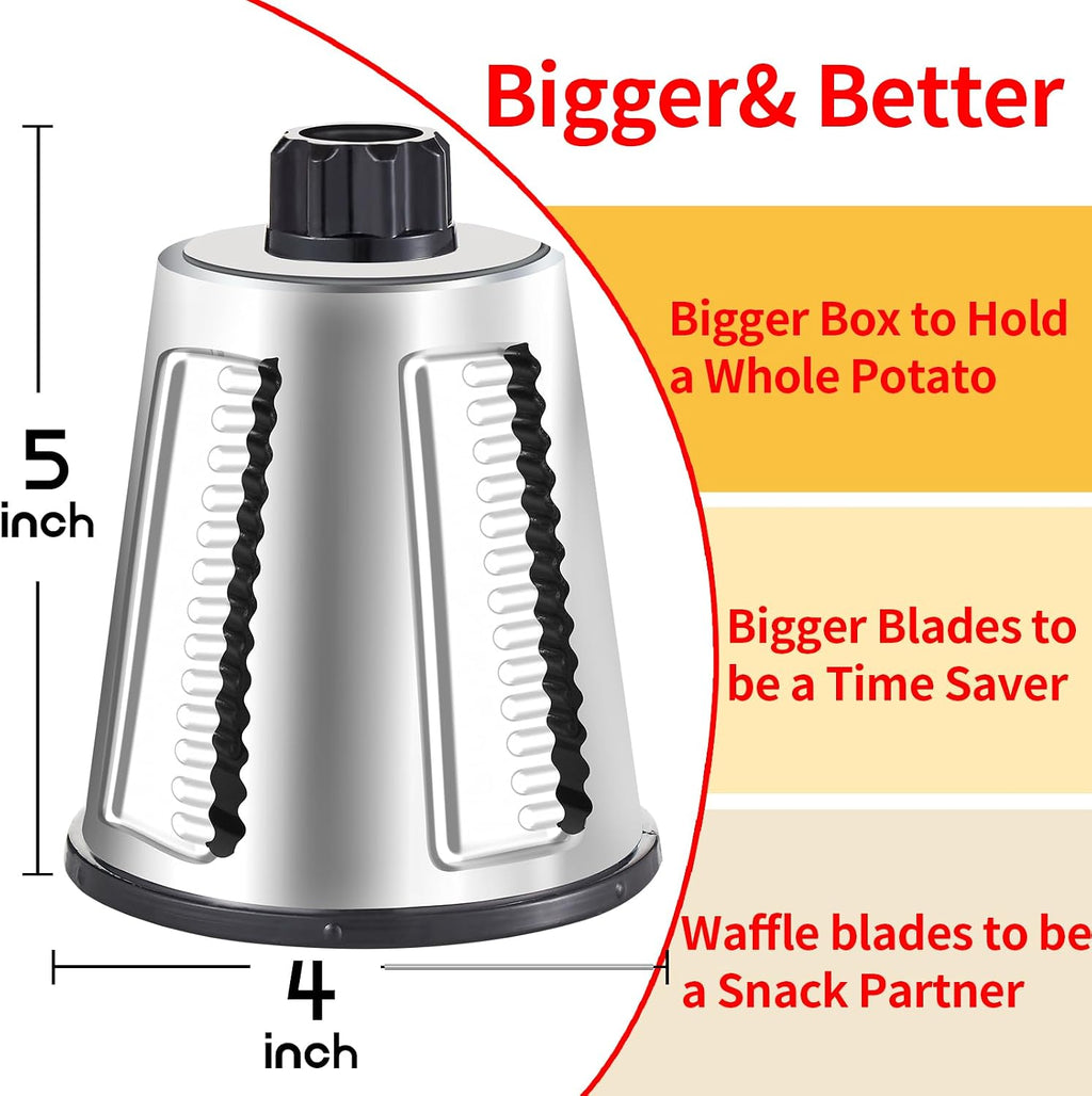 4 En 1 Grand Grater de Fromage