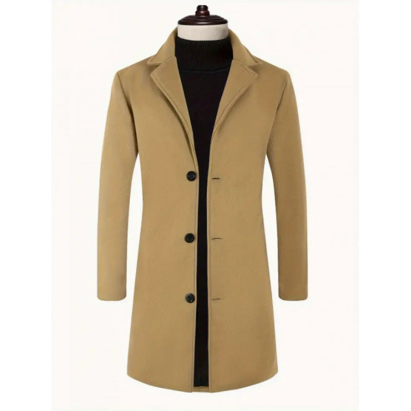 Men's Loose and Confortable Trench Coat