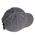 Knitting Laine Cap de baseball Coréen chaud de couleur solide plaque de lumière Peaked Cap