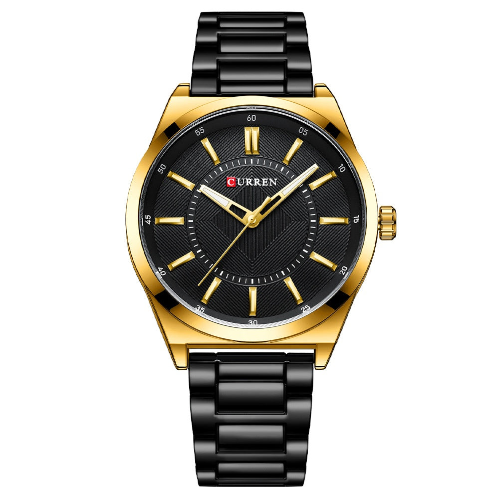 Men's Simple Business Waterproof Bar-Clasp Watch