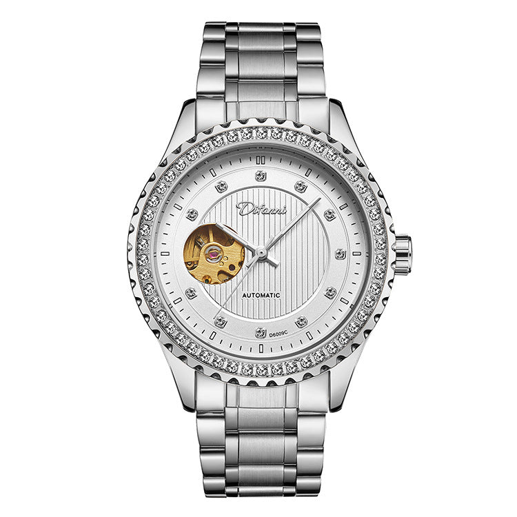 Double Hollow Montre mécanique Diamond hommes haut de gamme