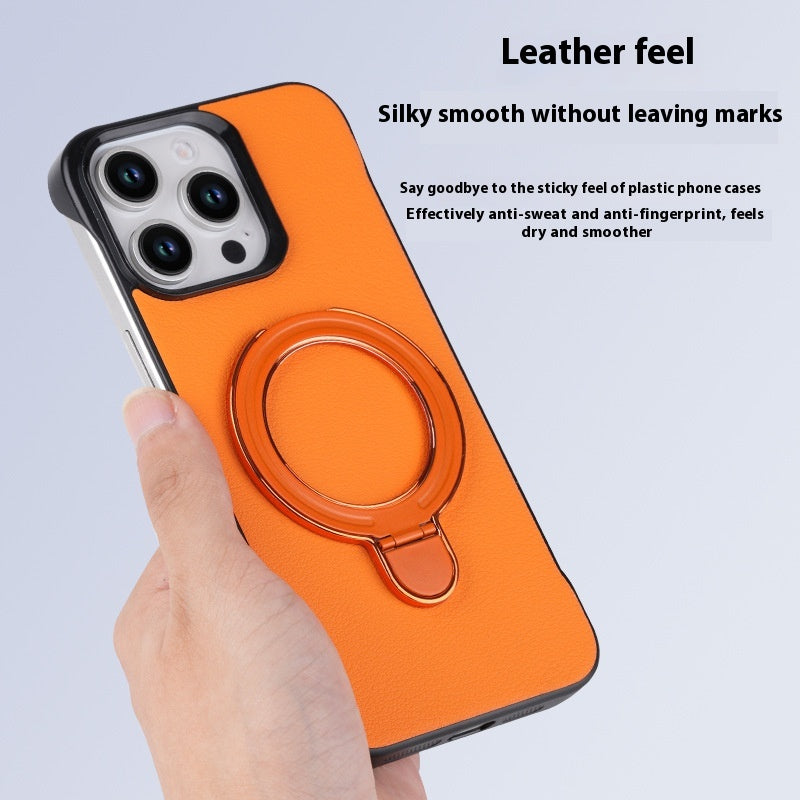 Couverture de protection sans cadre de boîtier de téléphone magnétique