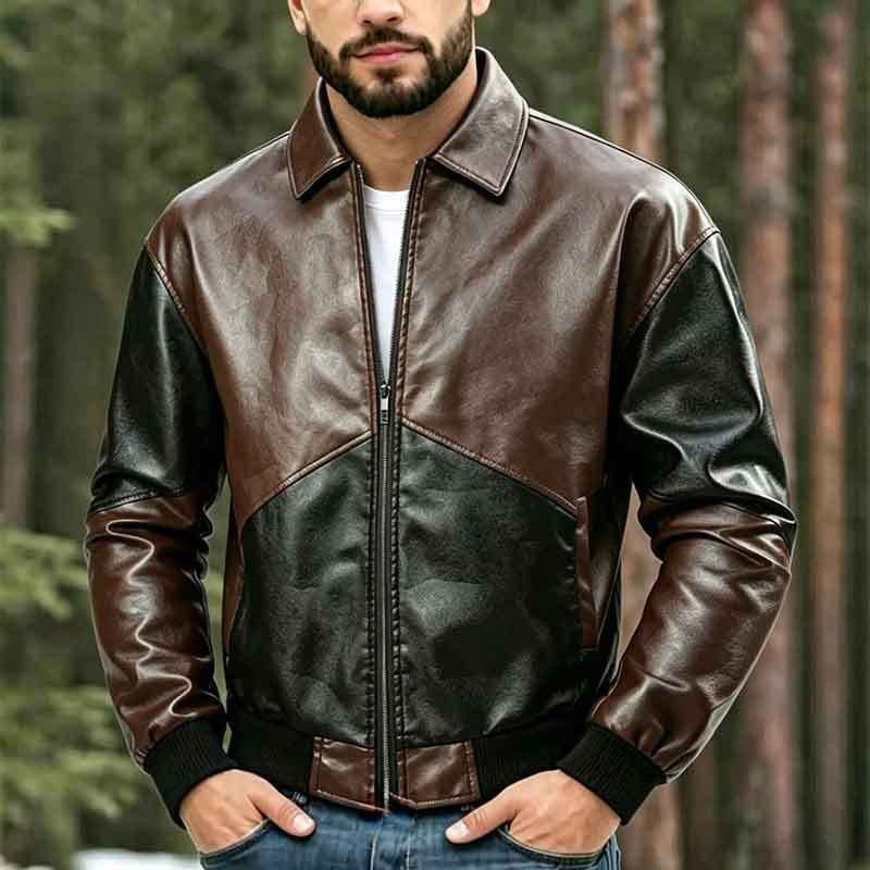 Veste de mode 3D haute rue simple à l'écart de style américain retro taille UE