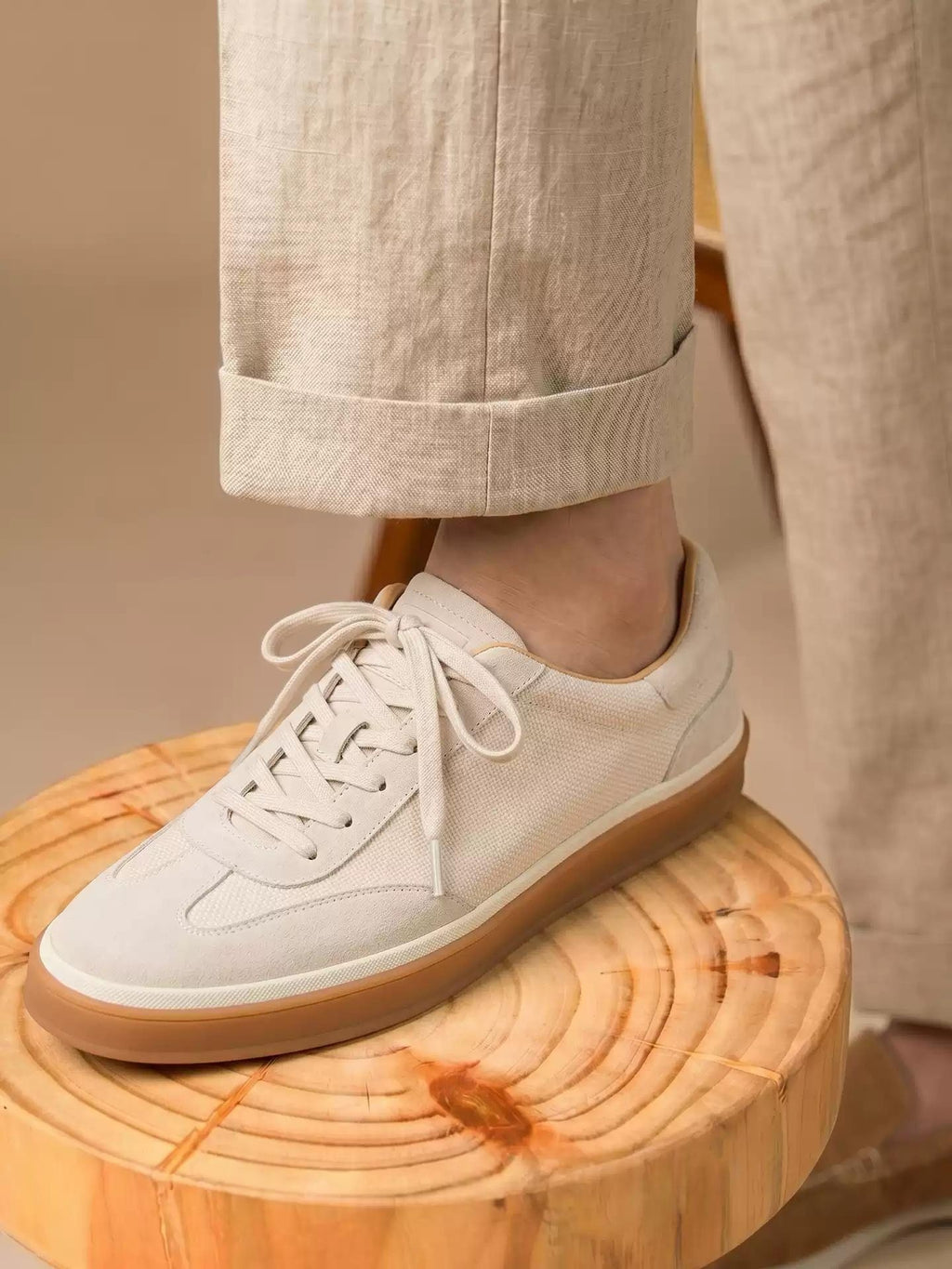 Chaussure de vache respirante et coton-liné Casual pour hommes