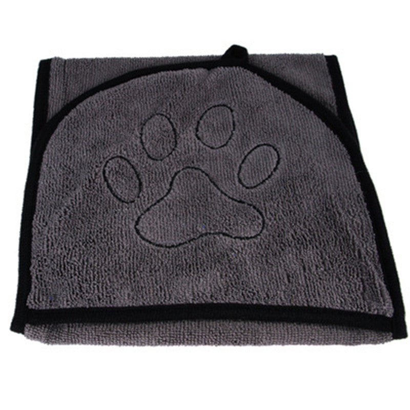 Serviette de bain de chien absorbante pour animaux de compagnie