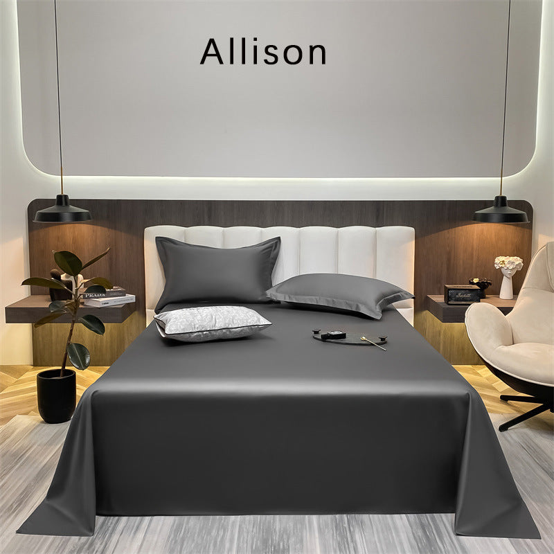 Feuille de lit en coton pur coton monocolore