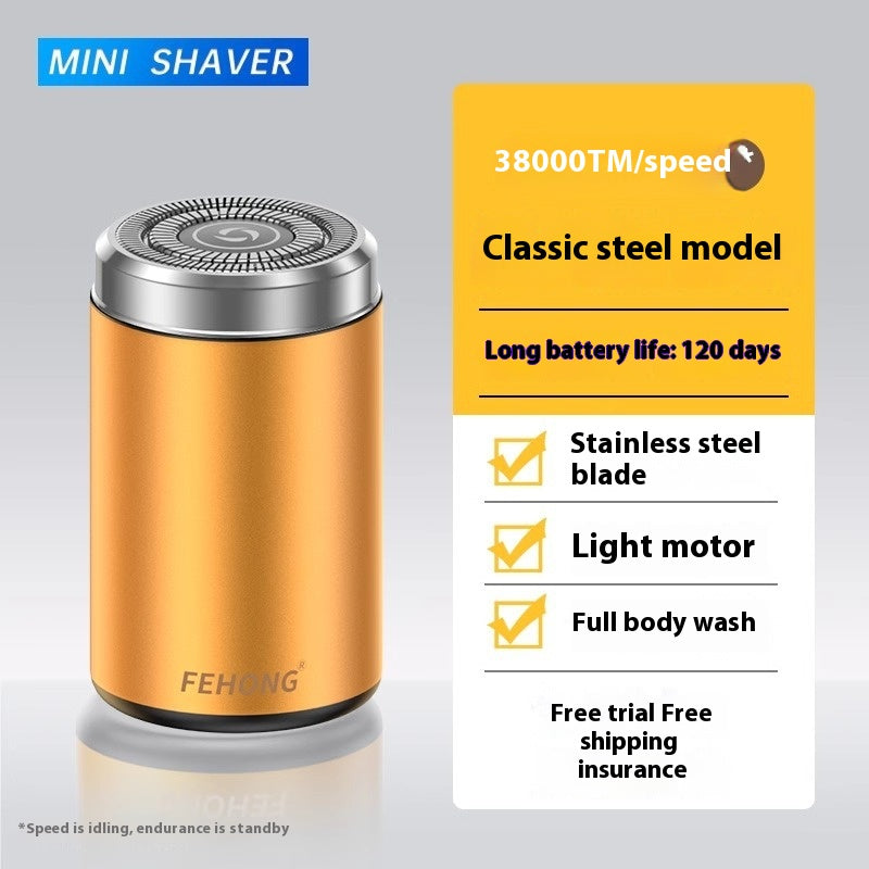 Mini Entièrement lavable Lame Portable Super Clean Rasoir Électrique Homme