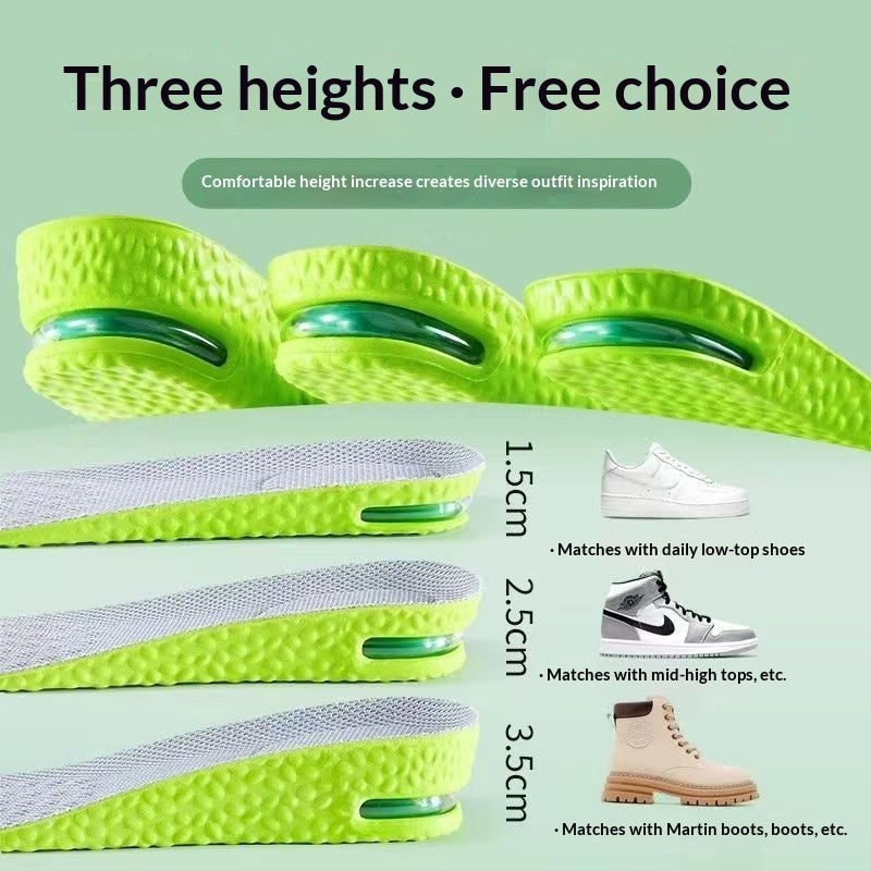 Semelles intérieure en augmentation de hauteur Soft Bouncy amortisseur et confortable