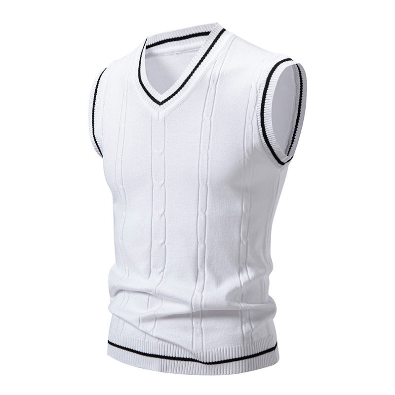 AutomneHiver Hommes Mode tendance Vest Chandails