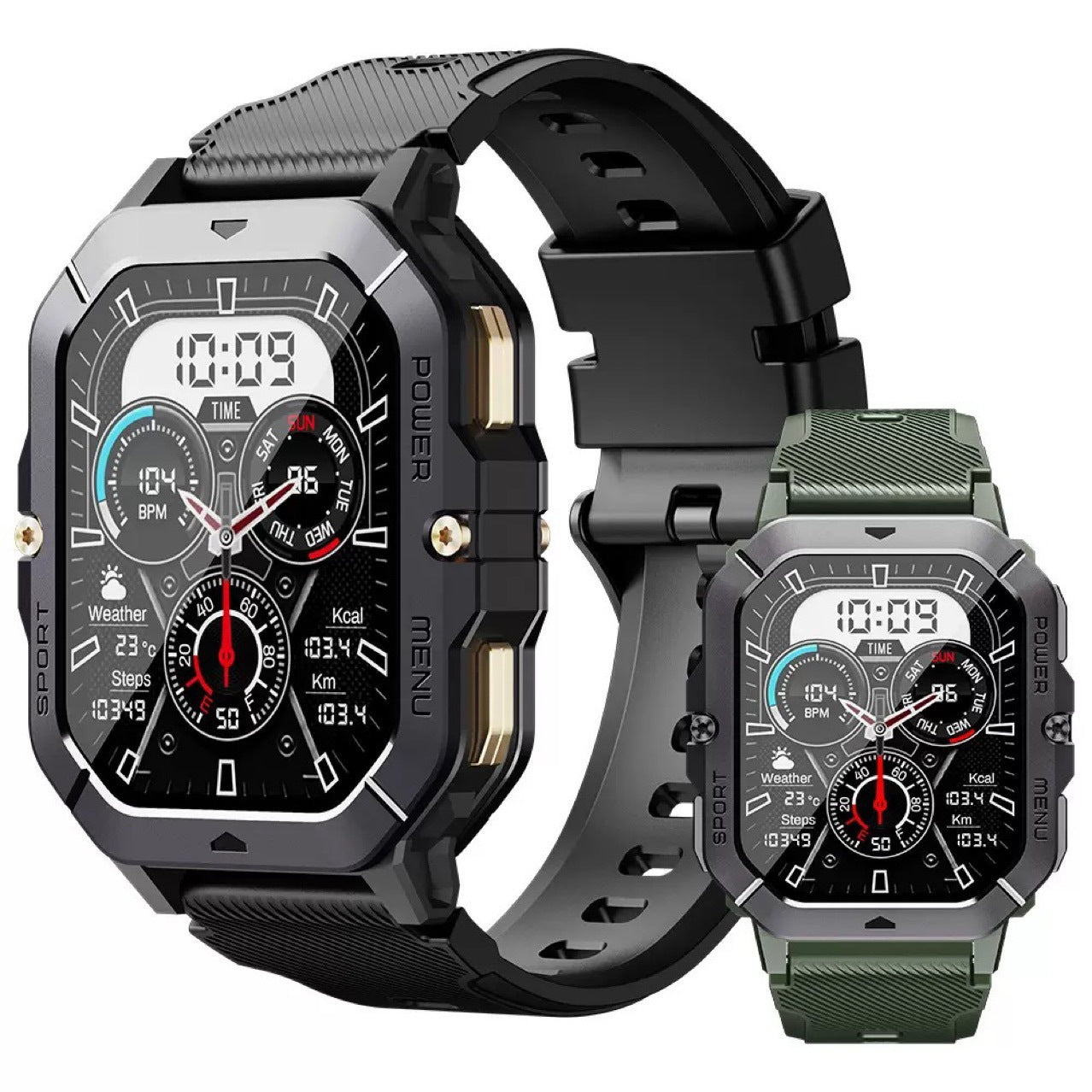 C28 Smartwatch Montres de sport en plein air trois-proof