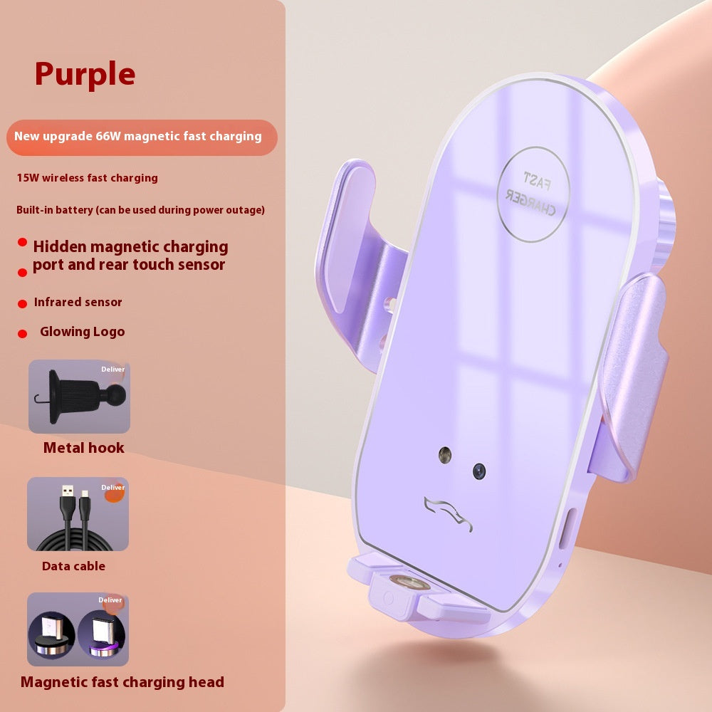 66W Fast Wireless Car Charger for Phone