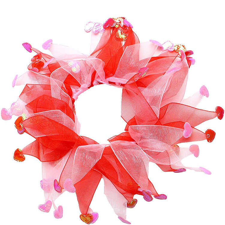 Animaux de compagnie Saint Valentin Décoration Pet Scar Saint Valentin Hairband Dog Party Décoration Pro