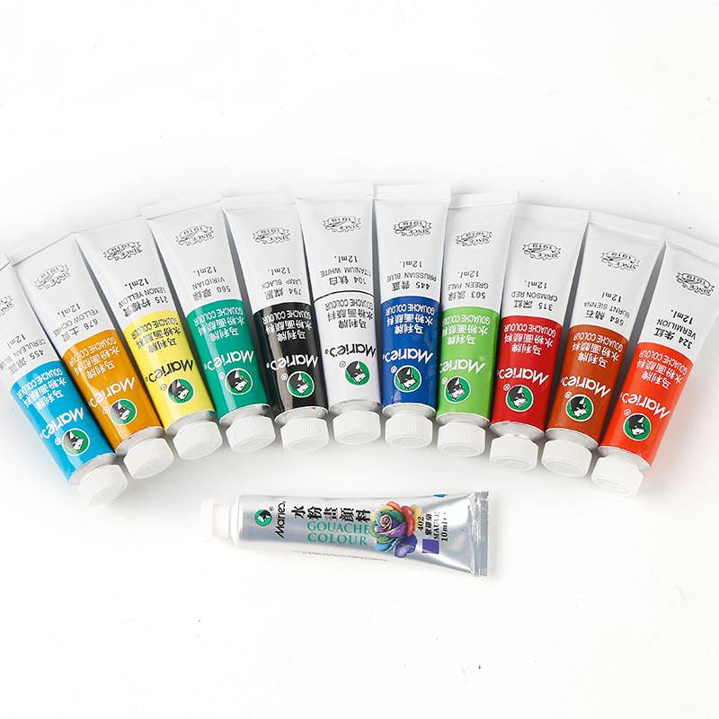 Gouache 12 couleurs 18 couleurs 24 couleurs
