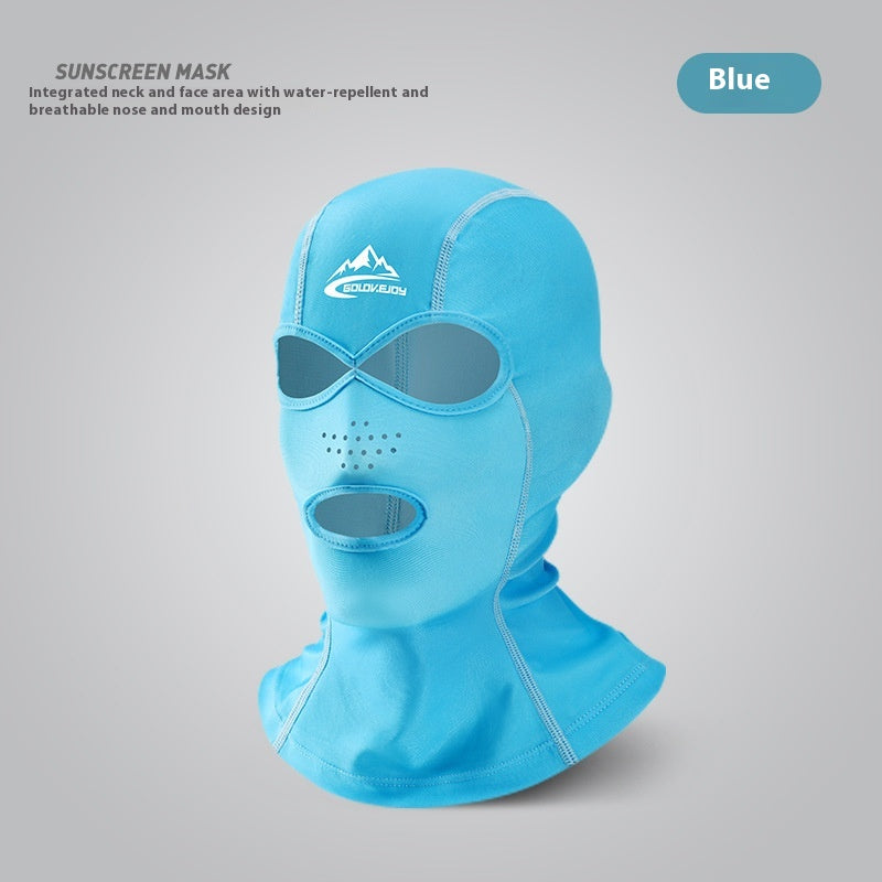 Facekini Natation Protection solaire Couverture tête Hommes et femmes Extérieur