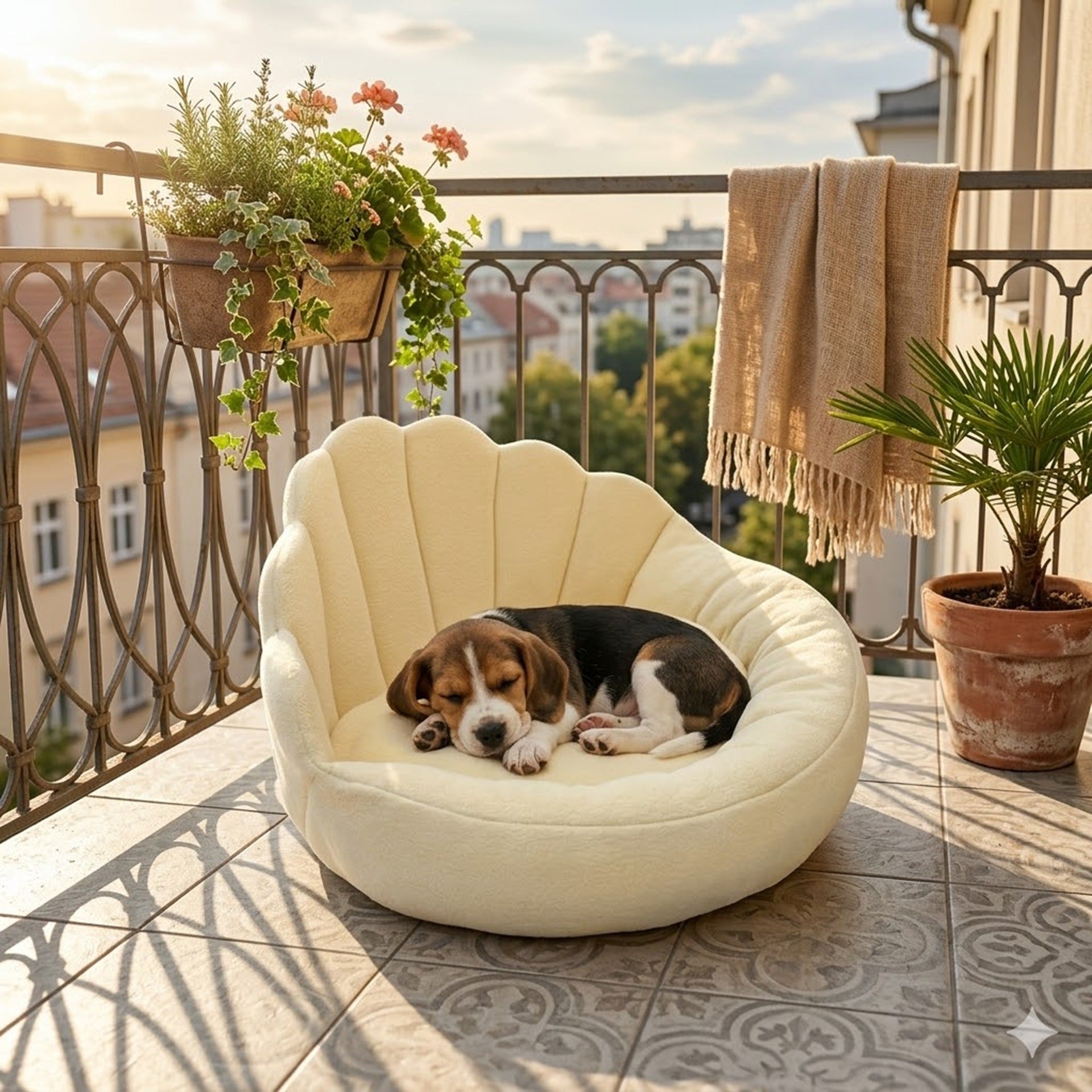 Lit de chien portable non glissant pour petits et moyens chiens
