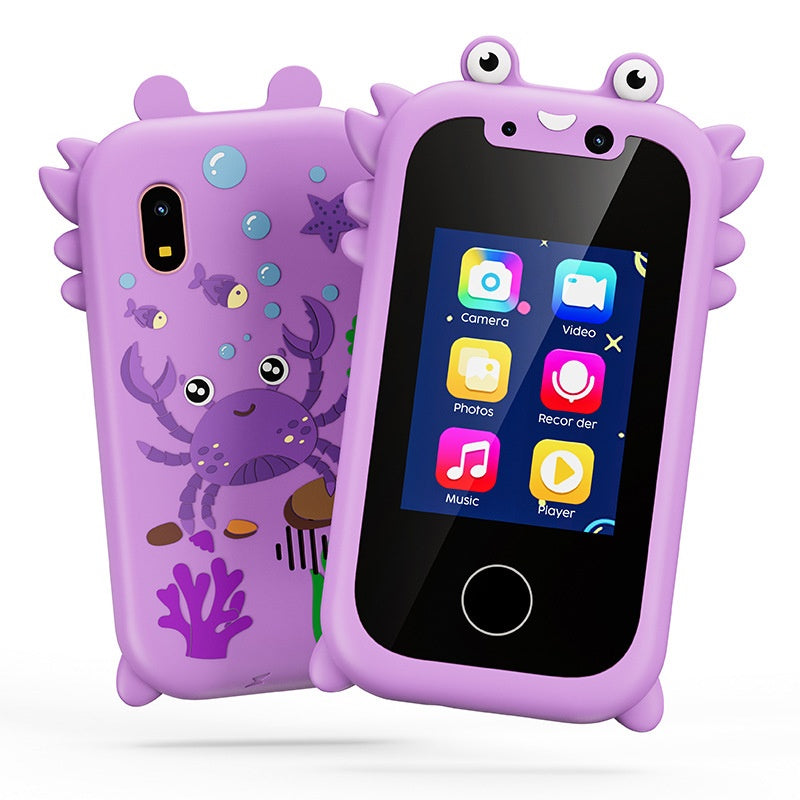 Téléphone à écran tactile double caméra pour les enfants pour l'éducation précoce