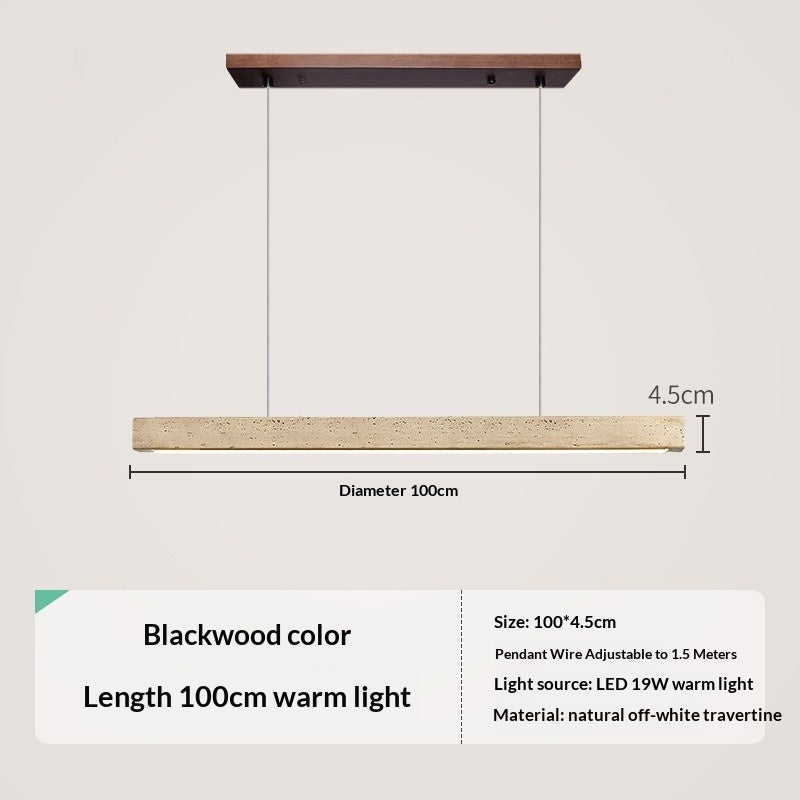 Huangdong Stone Bedside Petite lampe pendentif
