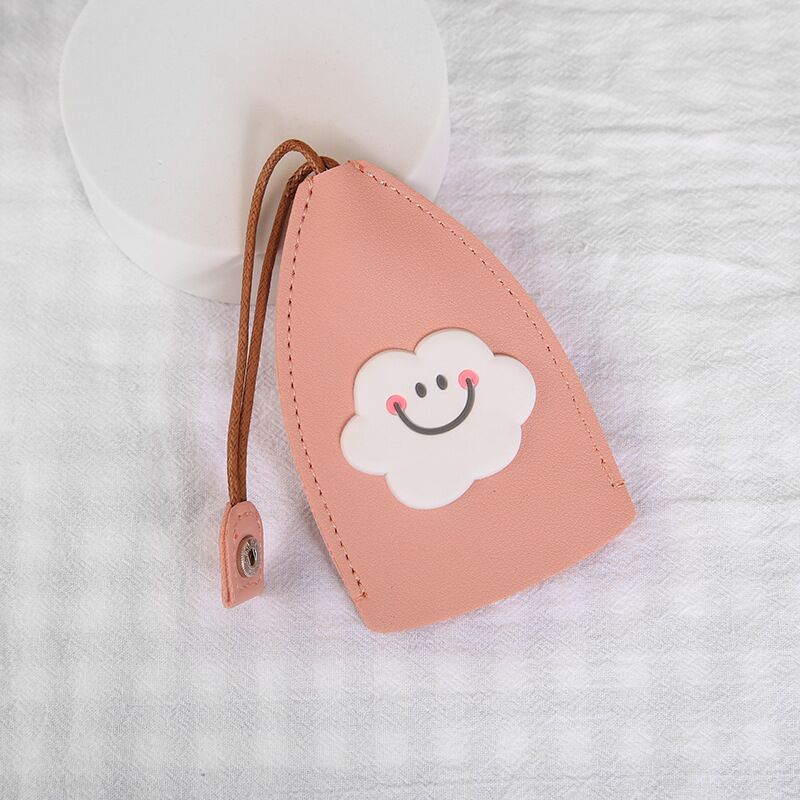 Caricature Pull-out Case clé Protection de la clé en cuir PU Creative Universal