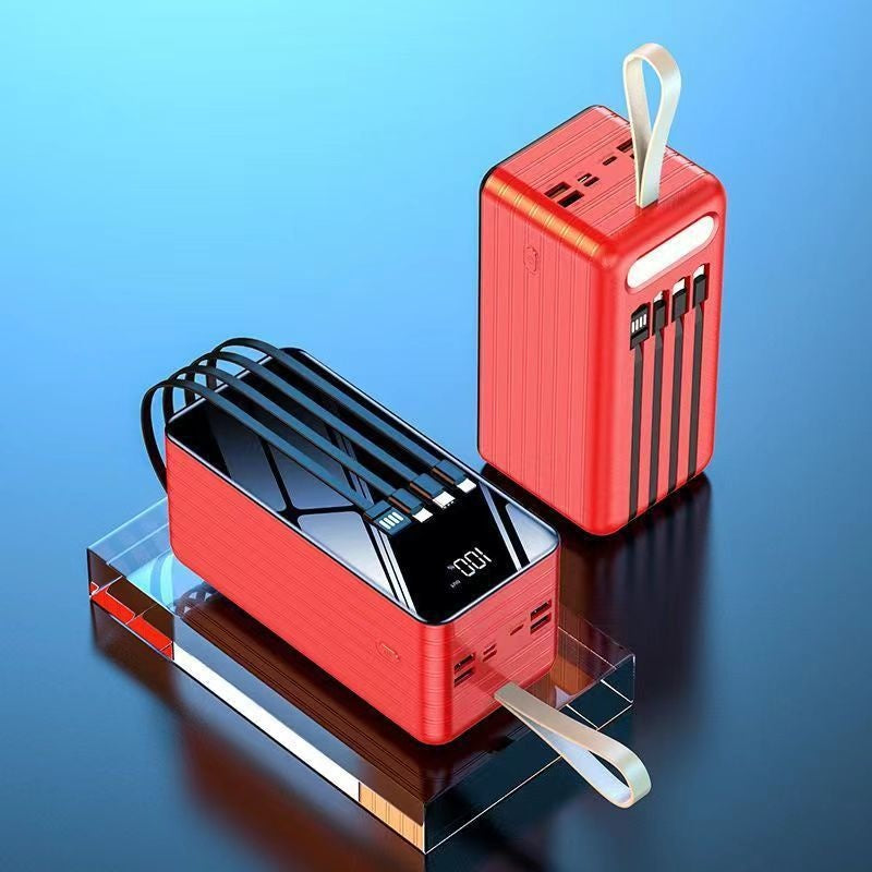 Super grande capacité avec câble Mah Power Bank Dortoir d'extérieur à charge rapide