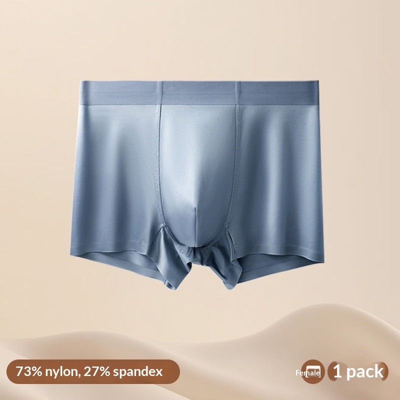 Léger Luxury Satin Ice Silk High-End Silk Antibactérien Hommes Sous-vêtements