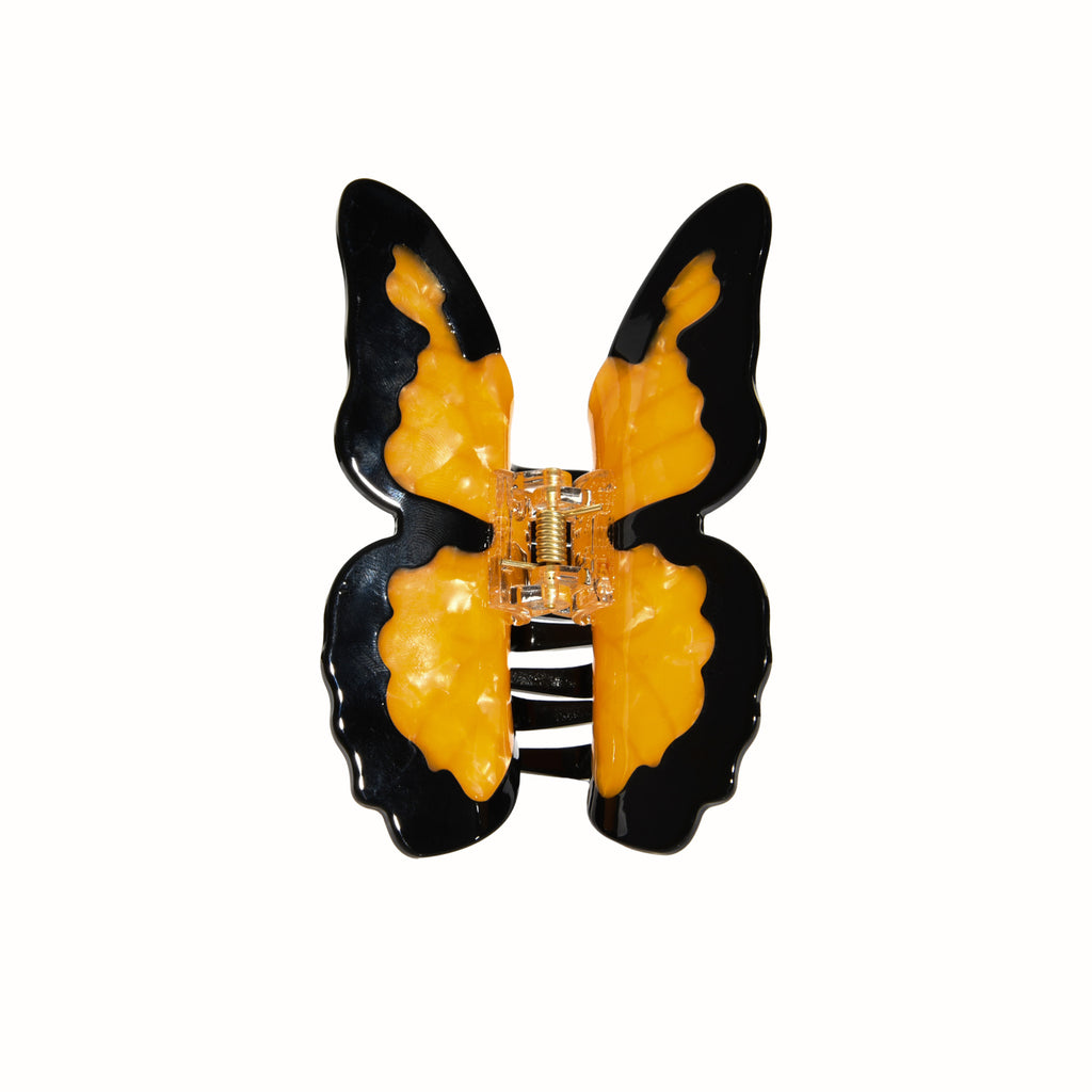 Acétate Butterfly Grip Large Sweet Hair Clip Back Spoon Updo Shark Claw