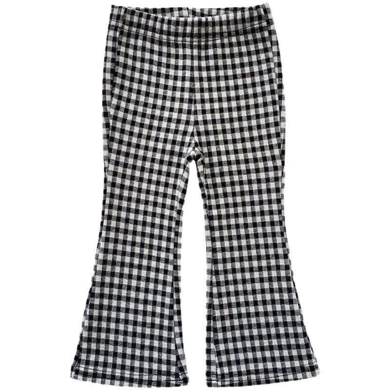 Pantalons de corne doublés de molleton pour filles