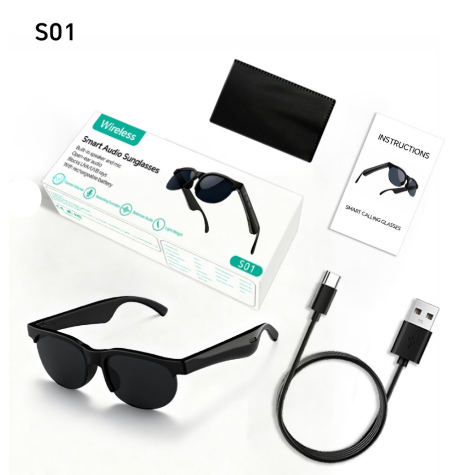 Lunettes de soleil Bluetooth pour la traduction vocale S01