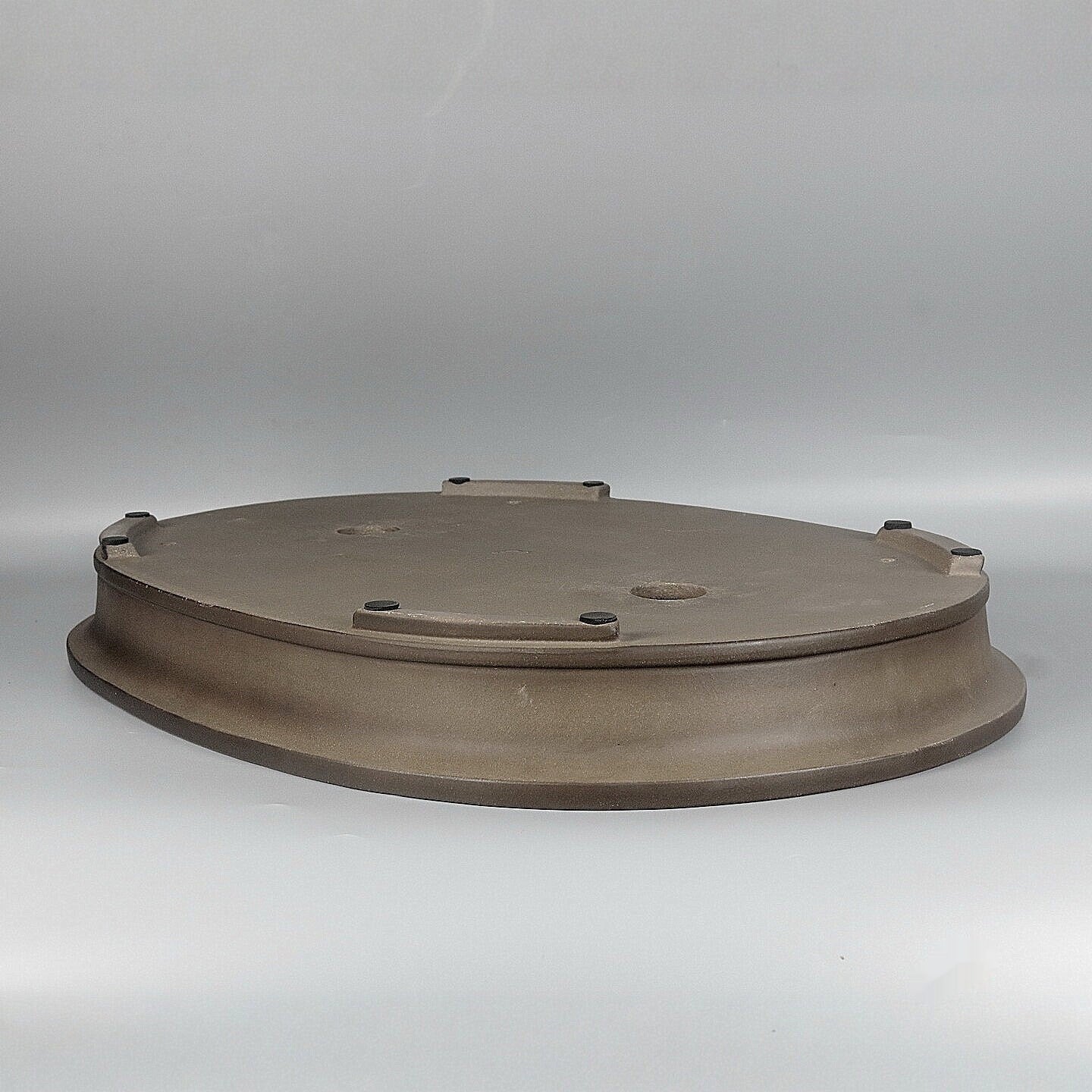 Antique-Style Ovale Shallow Basin fait main