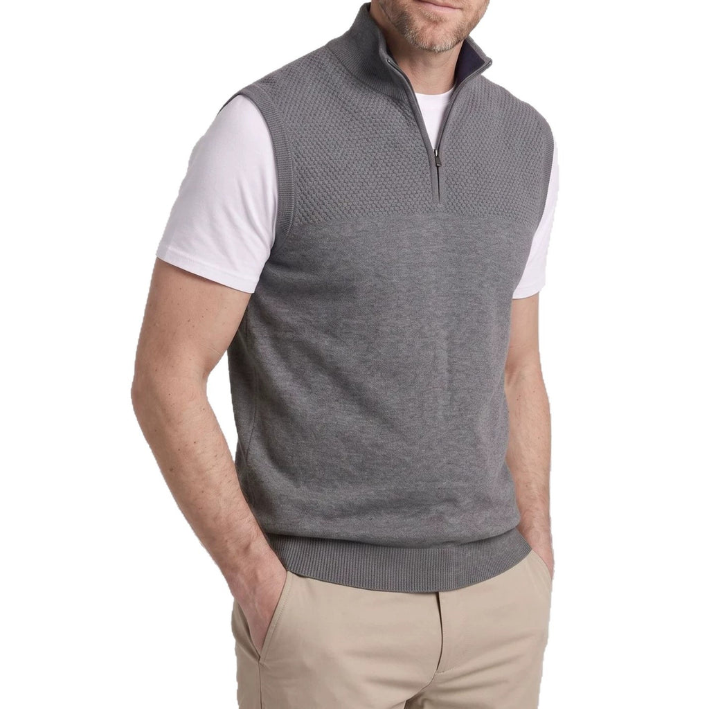 Men's Sleeveless Knitted Cardigan