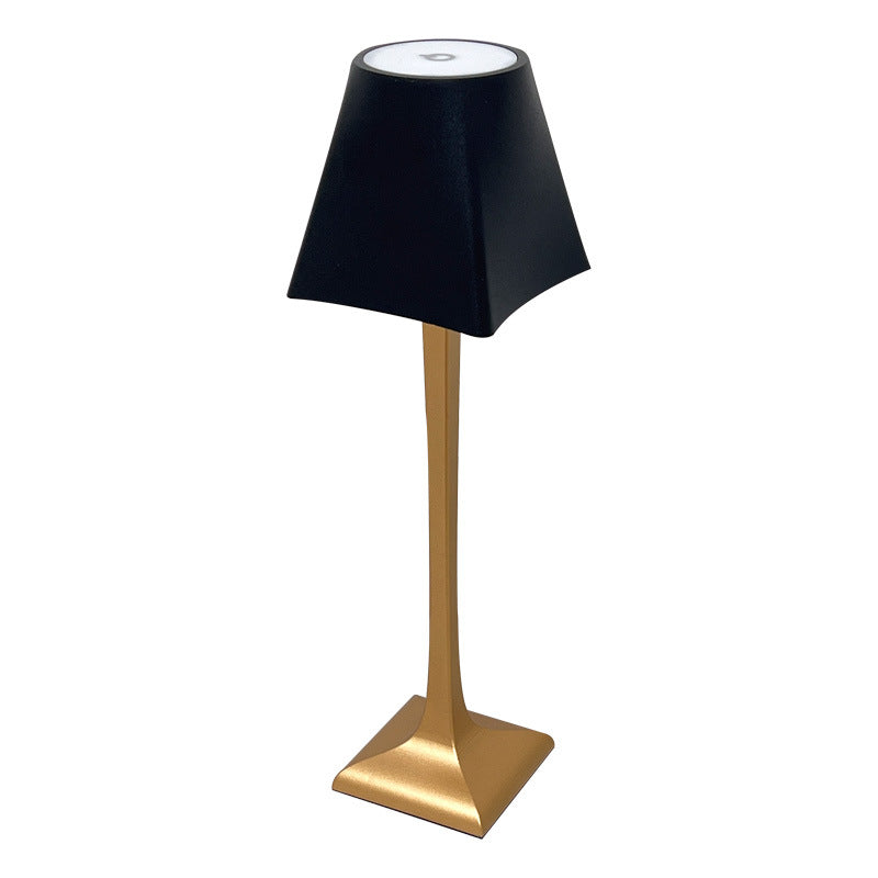 Simple creative dimmable decorative table lamp rechargeable desk lamp
