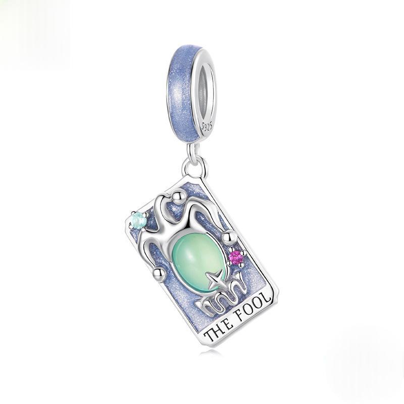 Carte de Tarot de style rétro Accessoires pendentif bricolage