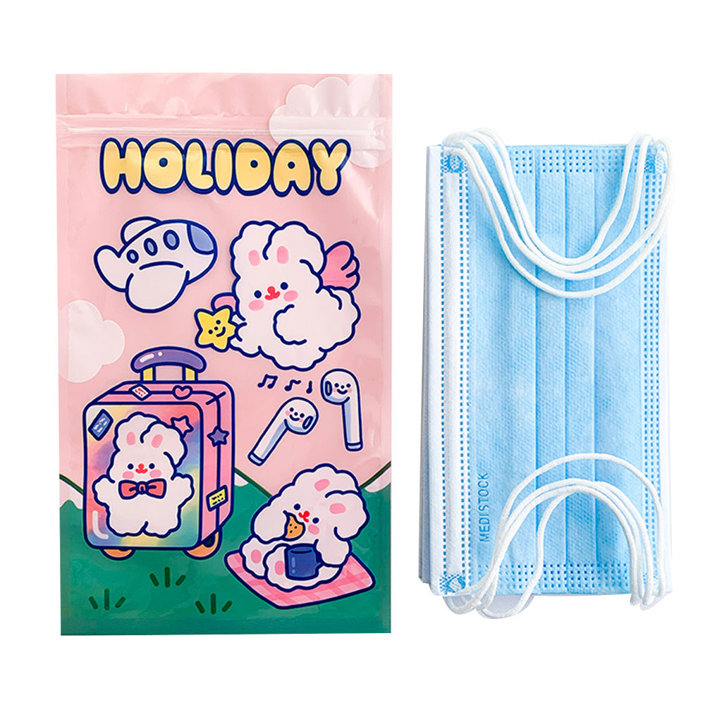 Mignon Rabbit Emballage Emballage Snacks Sealing Pocket Sac cadeau