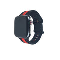 Deux tons rayures de bracelet Contraste Color Sports