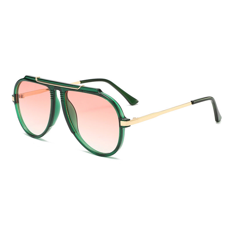 3654 Métal Double-Bridge Aviator Lunettes de soleil Commerce électronique Commerce extérieur Amazon Mode Uv400