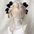 Daimi Wig Cartoon Air Bangs Long Curly Cheveux tressé Coiffure Pleine Tête
