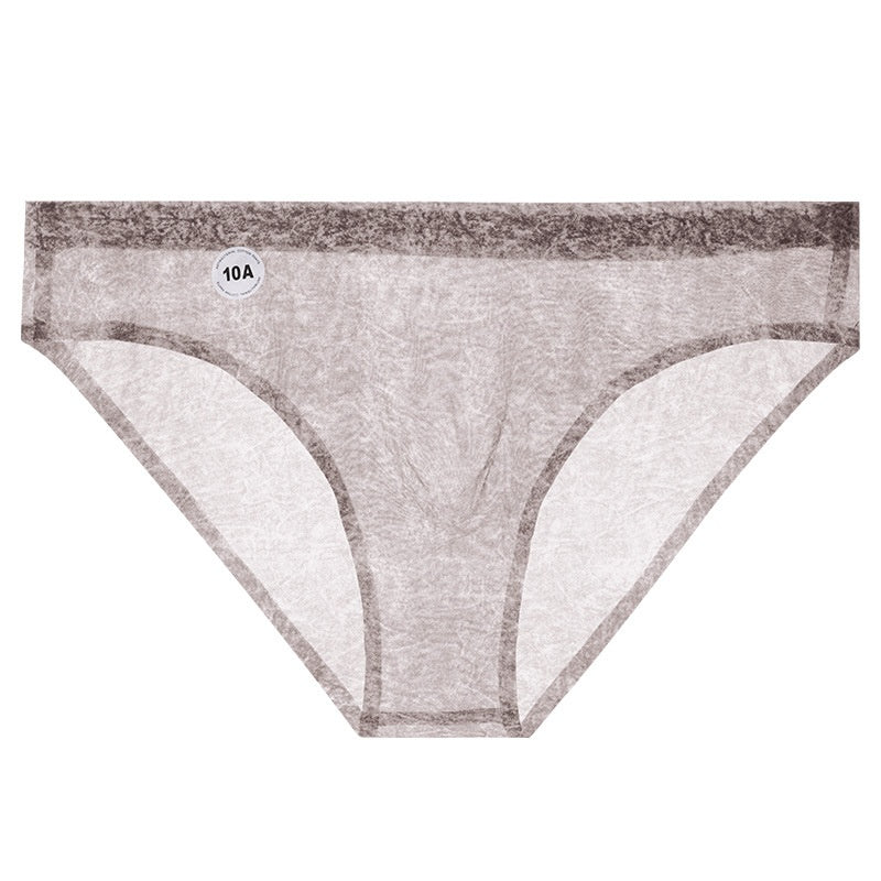 Tie-dye Print 10A antibactérien Camellia hommes slips sans couture