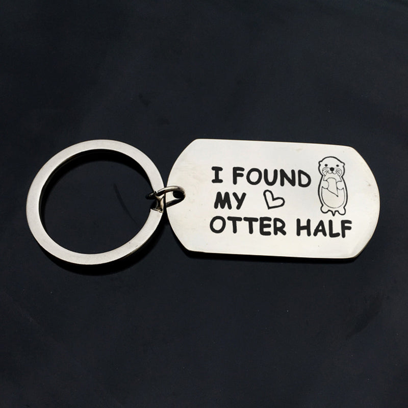 Couple cadeau amoureux de porte-clés