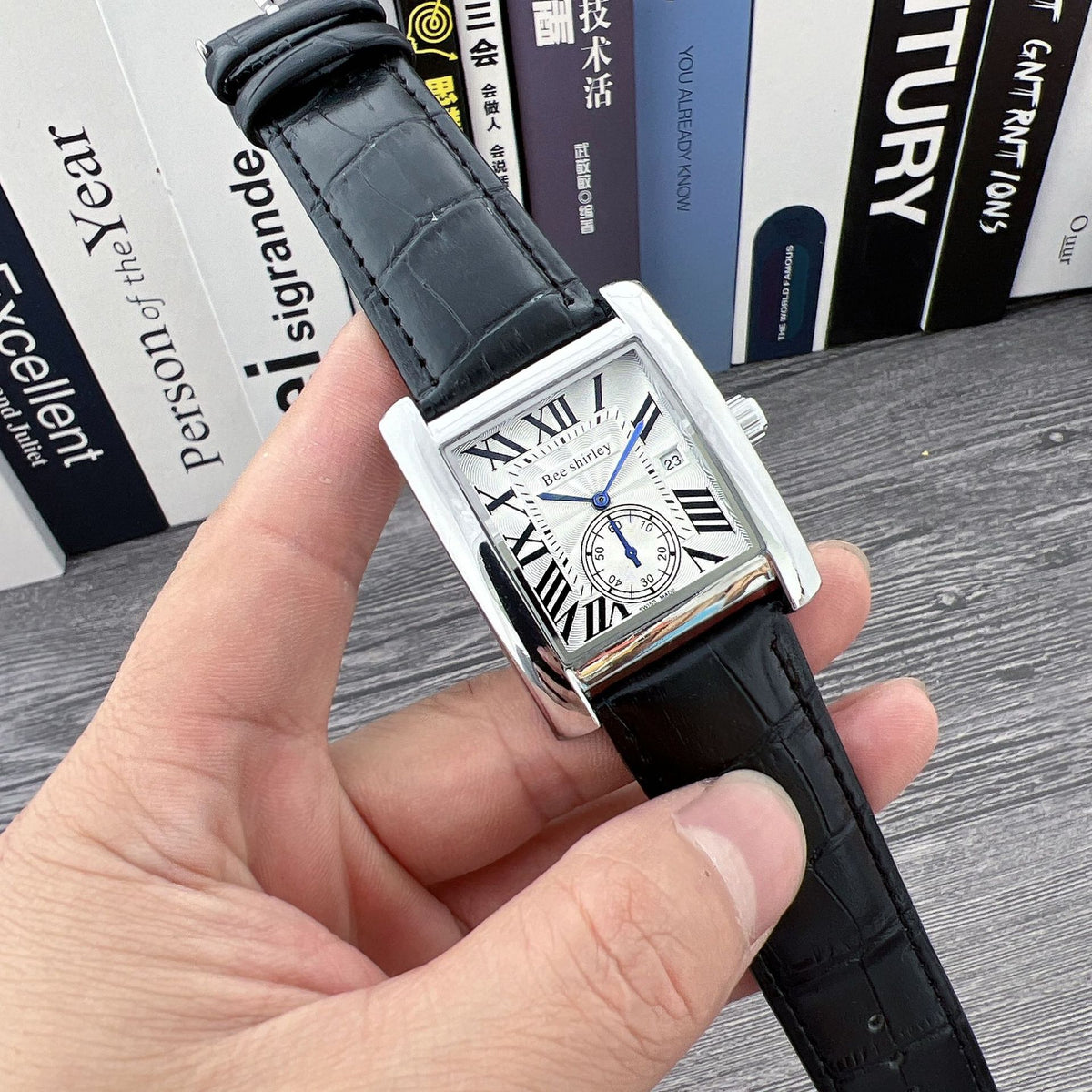 Montres à quartz carré hommes
