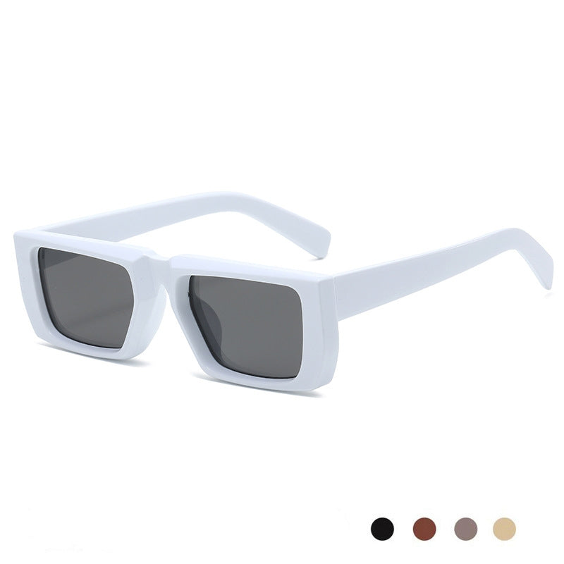Y2K Girl Super Cool Street Shooting UV-proof Lunettes de soleil en forme spéciale