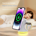 Pliage magnétique Chargeur sans fil trois en un